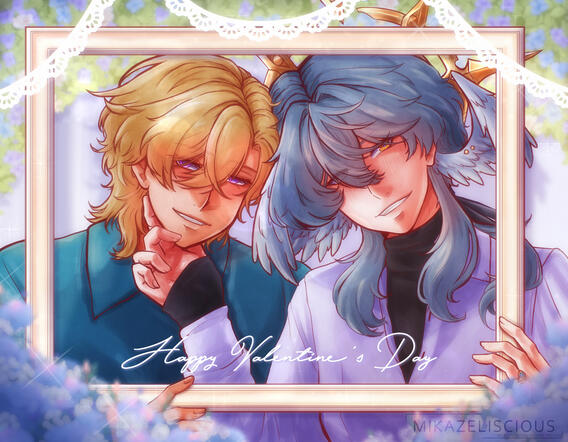 Full Render Aventurine & Sunday from Honkai Star Rail